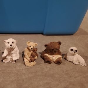 Vintage Stone Critters Littles figurines